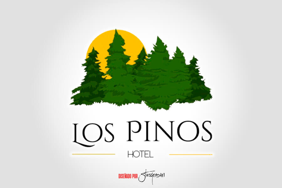 Diseño de Logotipo Los Pintos Hotel Chignahuapan - Studio StrigoiDan MX