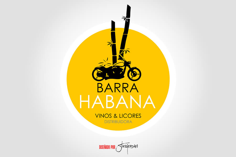 Diseño de Logotipo Barra Habana - Studio StrigoiDan MX