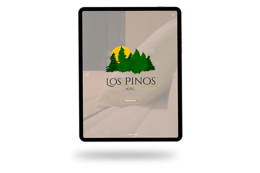 Sitio Web Los Pinos Hotel Tableta - Studio StrigoiDan MX